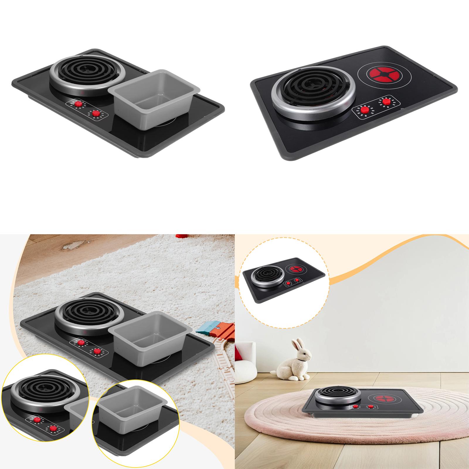 Kitchen Gadgets Kids - キッズキッチンおもちゃ ストーブおもちゃ ライトとサウンド付き、調理器具リアルなごっこ遊び学習おもちゃ ロールプレイ 子供、女の子、男の子向け