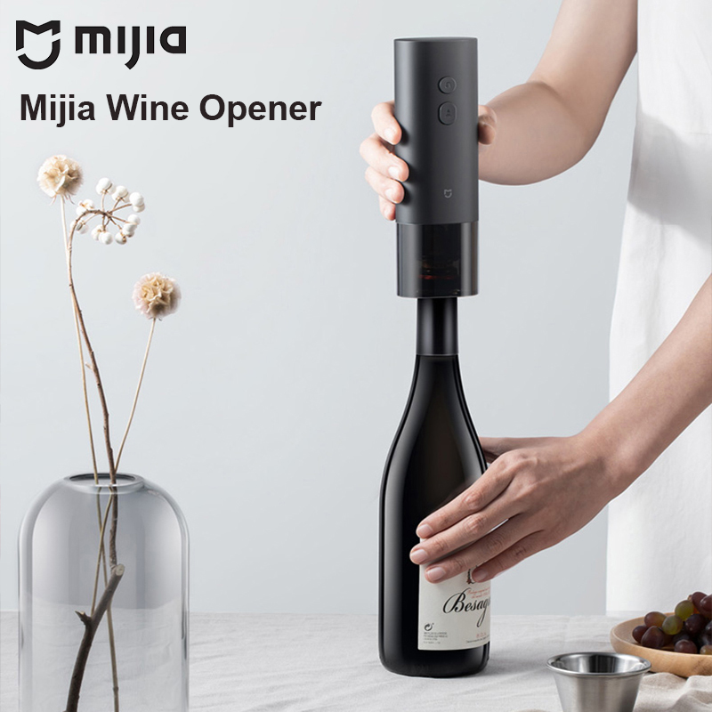 Kitchen Gadgets You Need - MIJIA 電動ワインオープナー フォイルカッター - 自動キャップオープナー 乾電池4本（AAA）必要