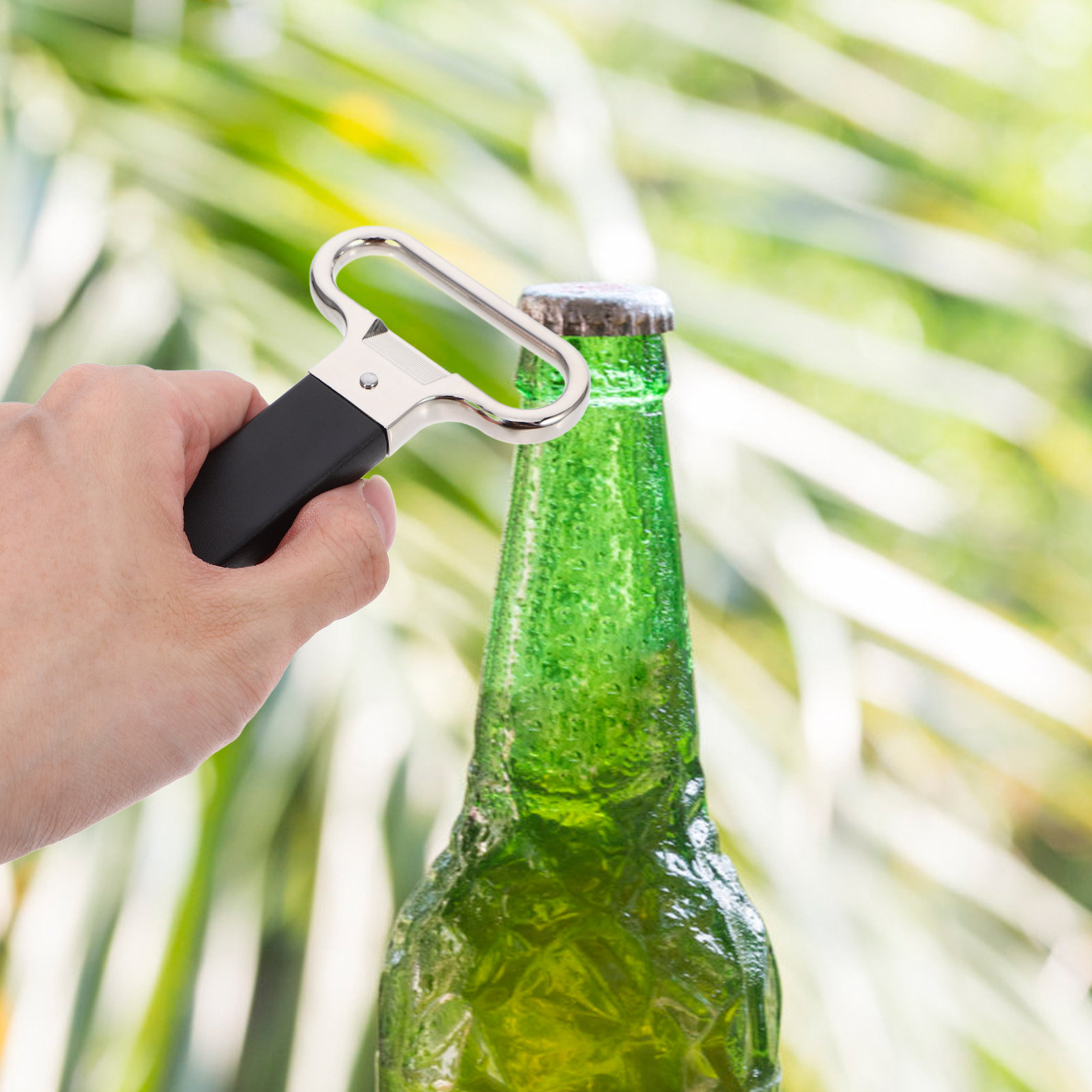 Kitchen Gadgets For Small Kitchens - 亜鉛合金製多目的ボトルオープナー、ワイン、ビール、ソーダボトルを簡単に開ける、省スペース、バー、ホームパーティー、キッチンガジェット