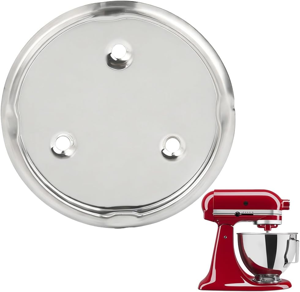 Kitchen Gadgets Mixer - アップグレードされた W10191926 ミキサーボウルスクリューキャップ交換用フィット、ワールプール、キッチンエイドミキサー、ステンレススチールに適合