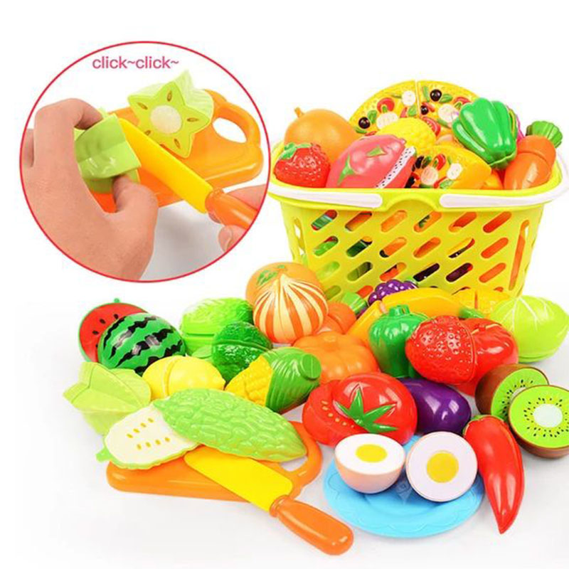 Kitchen Gadgets Kids - 子供のおもちゃ 果物や野菜を切るセット 子供用ごっこ遊び シミュレーションキッチンおもちゃ モンテッソーリ 赤ちゃんのおもちゃ