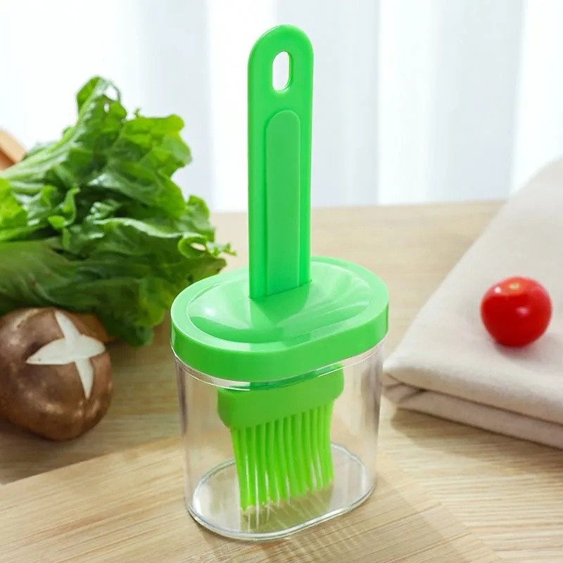 Kitchen Gadgets You Need - キッチンツールセット キッチンアクセサリー 調理器具 シリコンオイルブラシボトル 耐熱バーベキューベーキングオイルディスペンサーブラシ 2026