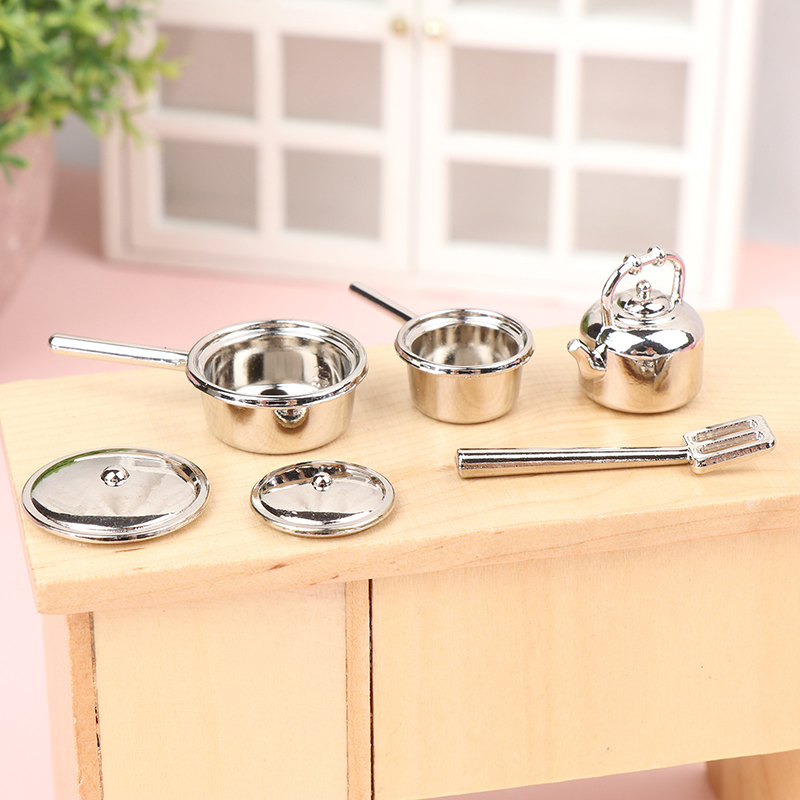 Kitchen Gadgets You Need - 【M】1/12 ドールハウスミニキッチン用品モデル ドールハウスキッチンポット スパチュラ装飾 調理玩具アクセサリー