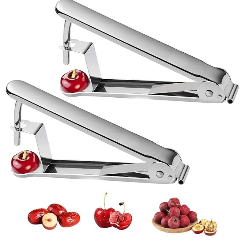 Kitchen Gadgets For Small Kitchens - 多機能種抜き器：チェリー、サンザシ、ナツメ、オリーブ用。創造的な種抜きツール、家庭用小型キッチンガジェット。