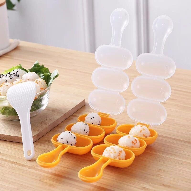 Kitchen Gadgets Kids - DIYおにぎりシェイカーモールド PPプラスチック製おにぎりメーカー 子供用簡単おにぎり型 弁当ランチ キッチンガジェット
