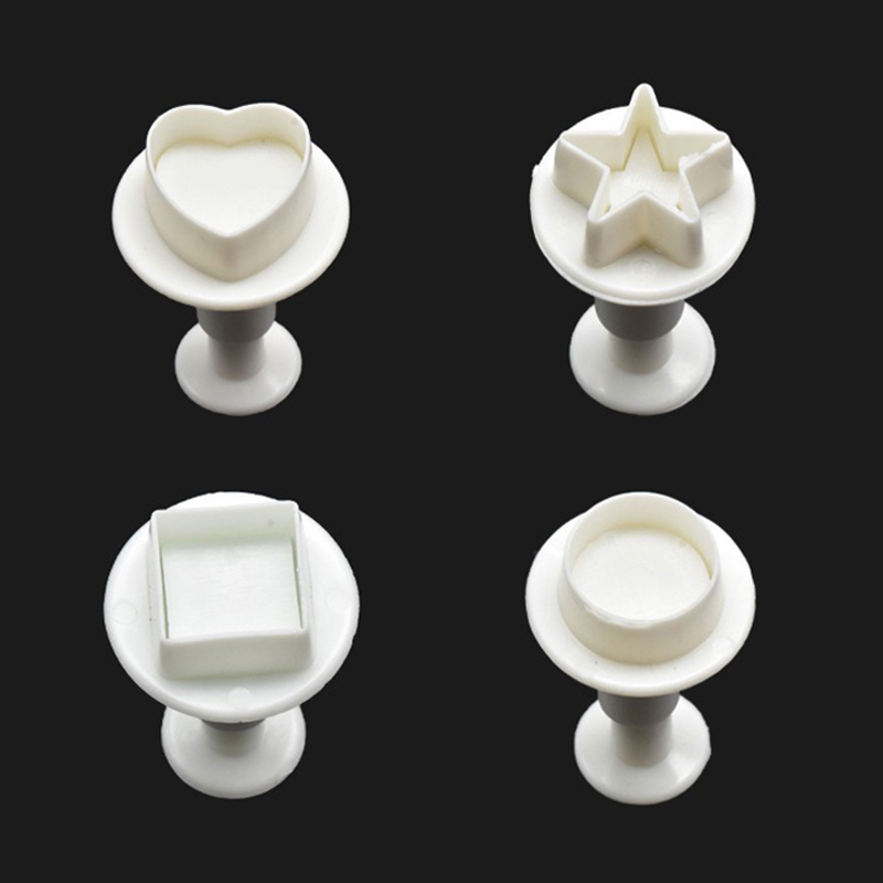 Kitchen Gadgets Set - 12個/セット 春のクッキー型 ハート型 正方形 五芒星型 丸型
