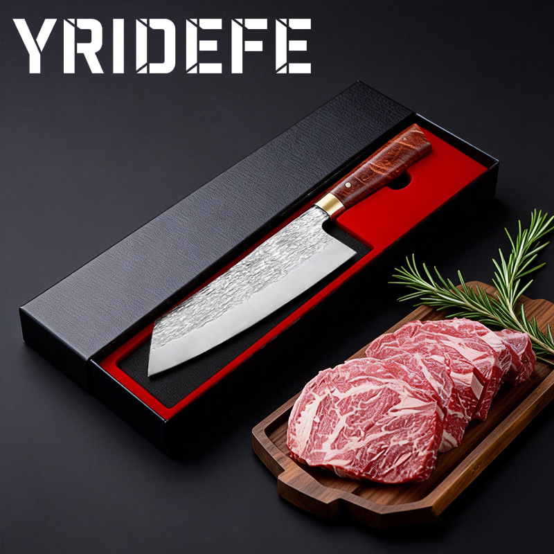 Kitchen Gadgets You Need - 和風包丁、キッチン調理器具、手鍛造ステンレス多目的ナイフ、ギフトボックス付き