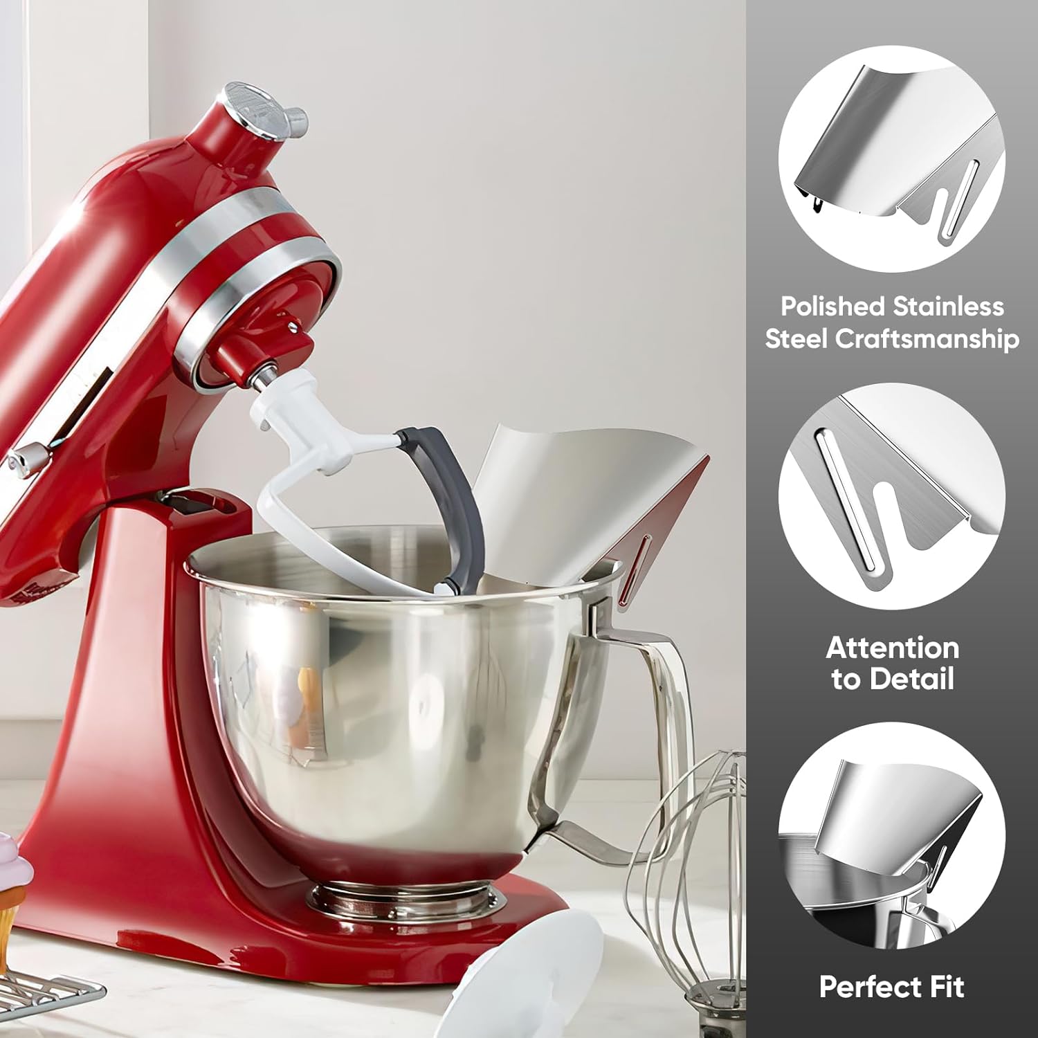 キッチンエイドスタンドミキサーステンレススチールボウル用ポア - Kitchen Gadgets Mixer のレビューと価格