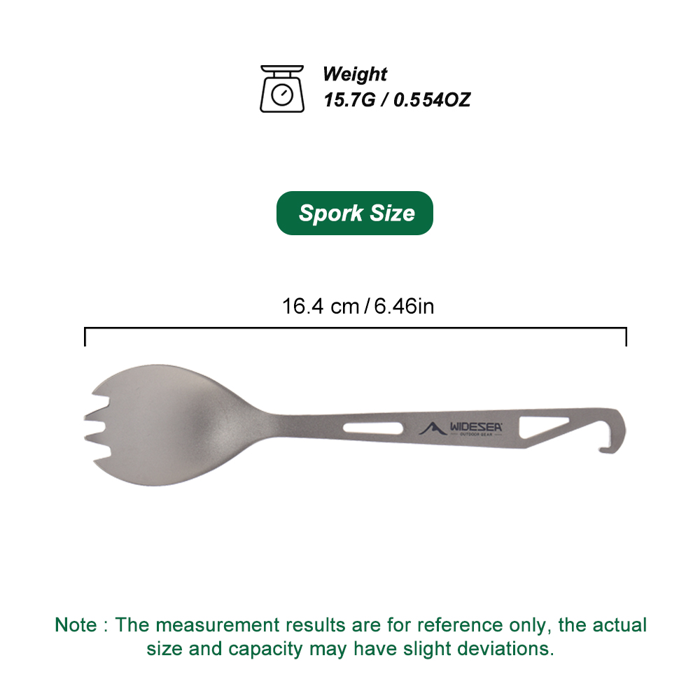 ワイドシーキャンプ用クッキングセット スポーク チタンスプー - Kitchen Gadgets You Need のレビューと価格