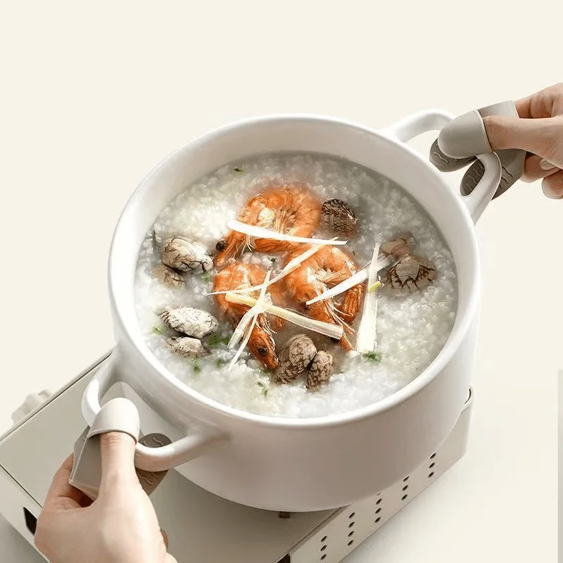 はい、三本指耐熱手袋、滑り止めシリコンオーブンミット、内蔵ク - Kitchen Gadgets In China のレビューと価格