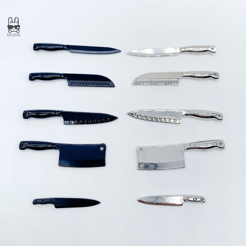 ドールハウスミニキッチンナイフ、シミュレーションプレイトイ、 - Kitchen Gadgets You Need のレビューと価格