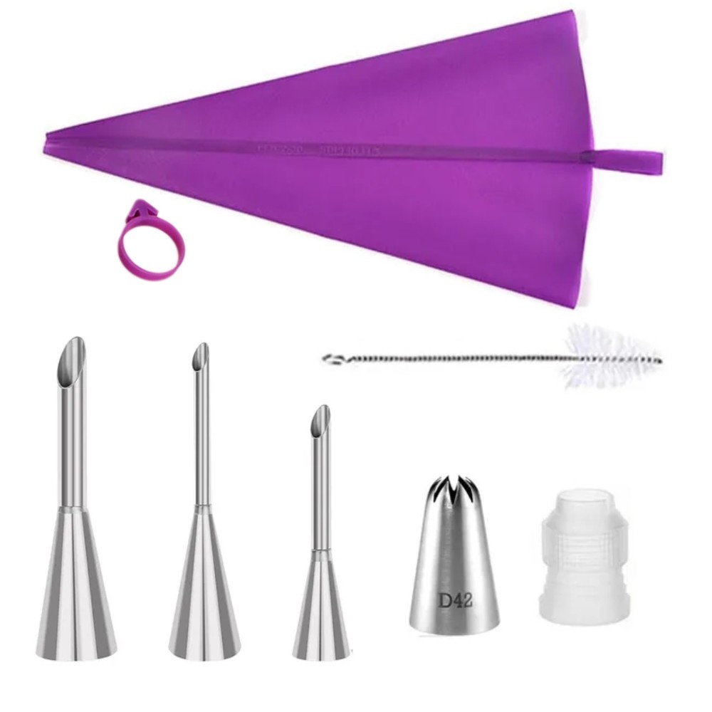 ステンレス製ケーキデコレーションノズルパイピングバッグセット - Kitchen Gadgets Set のレビューと価格
