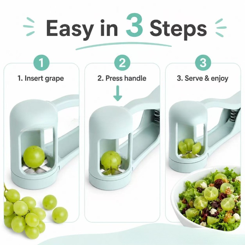 トマトスライサーカッター グレープツール チェリーフルーツサ - Kitchen Gadgets In China のレビューと価格