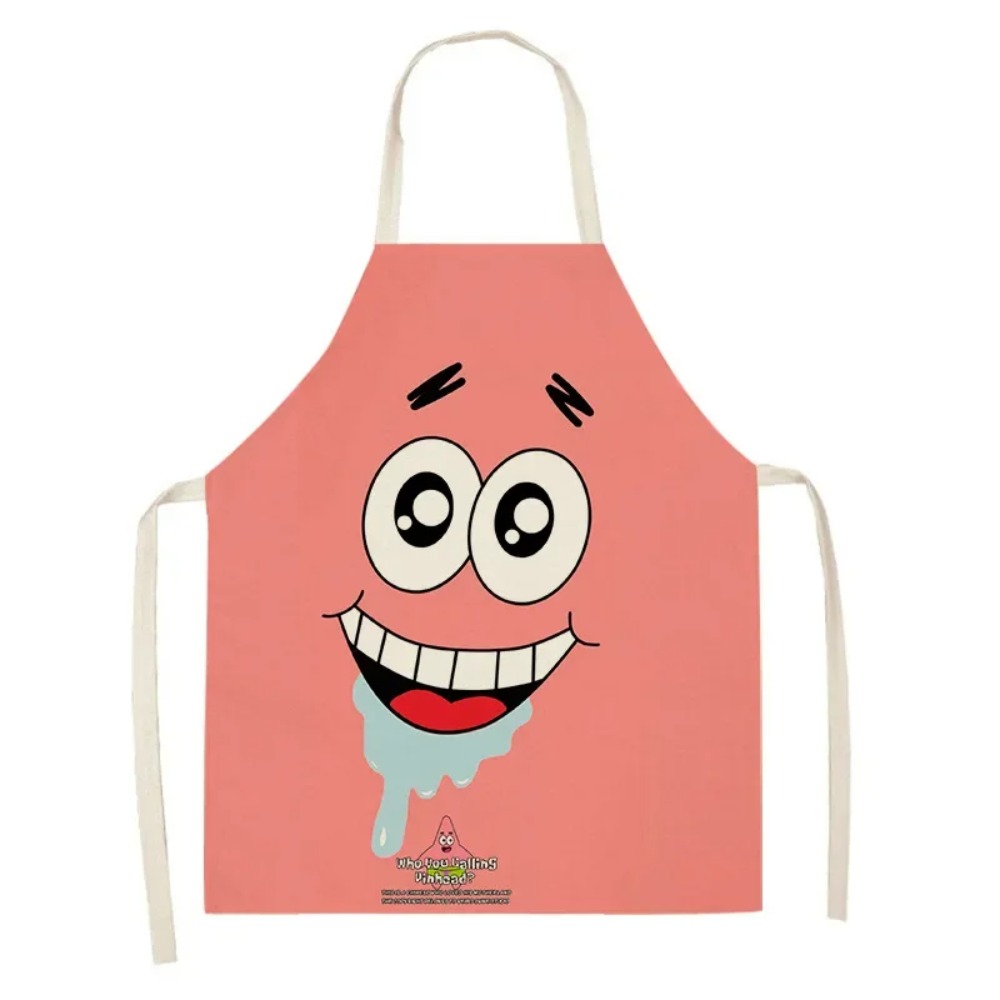 スポンジボブ パトリック キッチンエプロン 大人用 リネンビ - Kitchen Gadgets You Need のレビューと価格