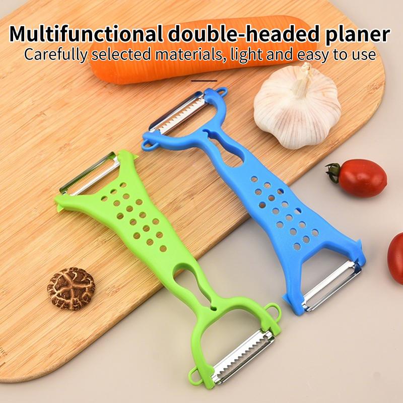 ジャガイモの皮むき器ダブルヘッドハンドステンレス鋼の皮むき器 - Kitchen Gadgets Kids のレビューと価格