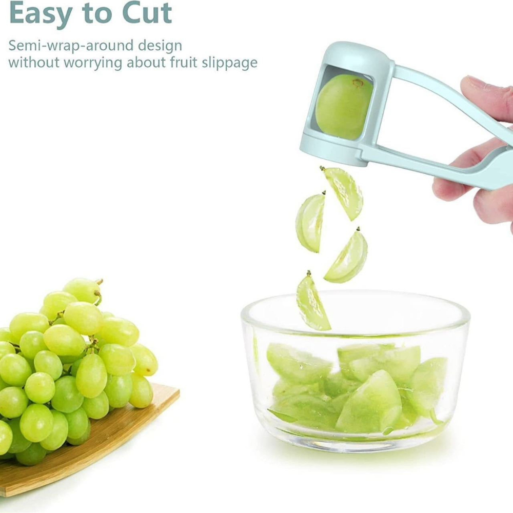 チェリートマト・グレープスプリッター、安全なフルーツスライサ - Kitchen Gadgets Kids のレビューと価格