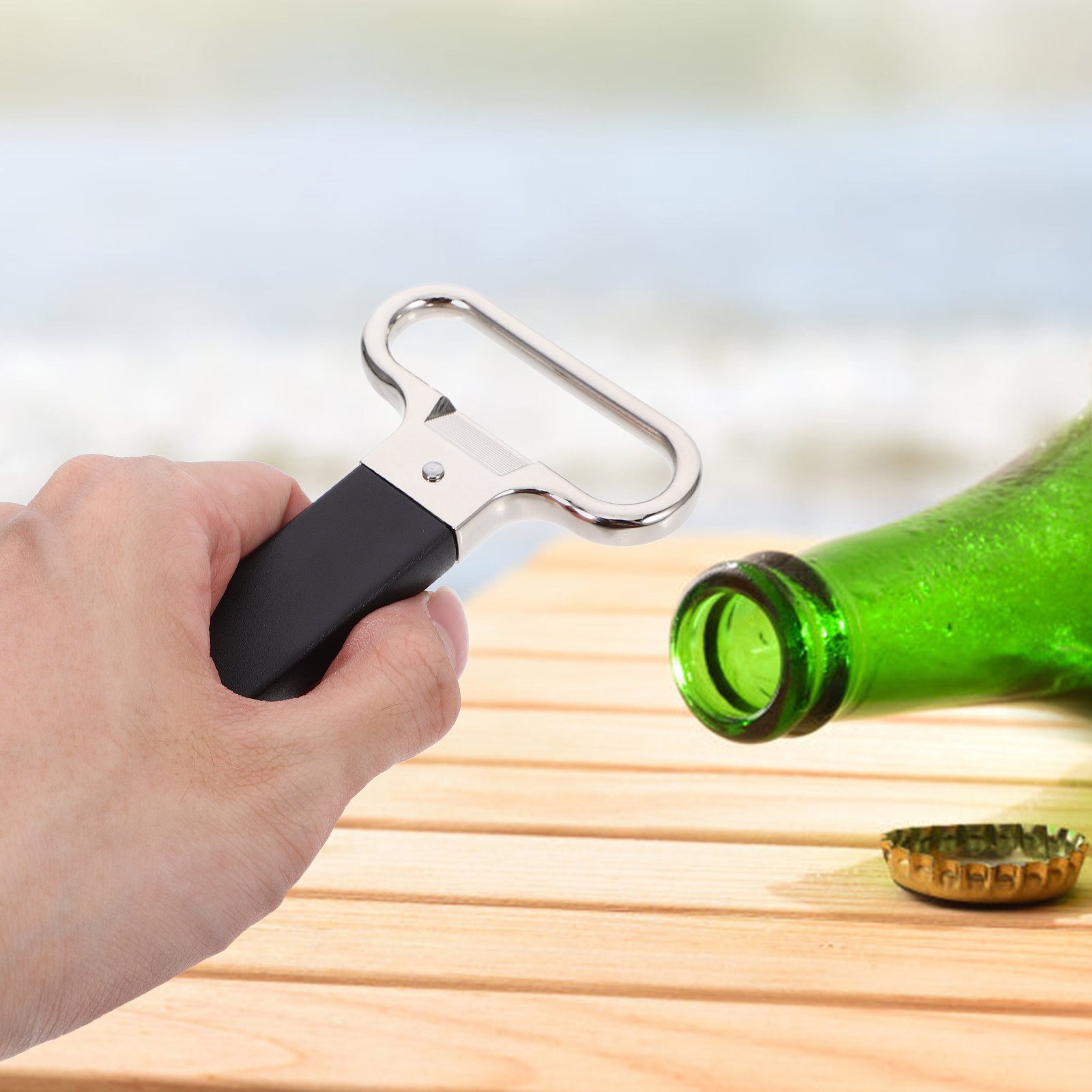亜鉛合金製多目的ボトルオープナー、ワイン、ビール、ソーダボト - Kitchen Gadgets For Small Kitchens のレビューと価格