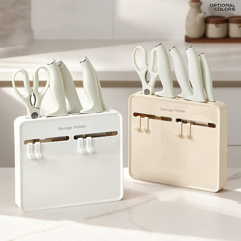 穴あけ不要のキッチンナイフホルダー、壁掛け式防塵耐久性のある - Kitchen Gadgets Cabinet のレビューと価格