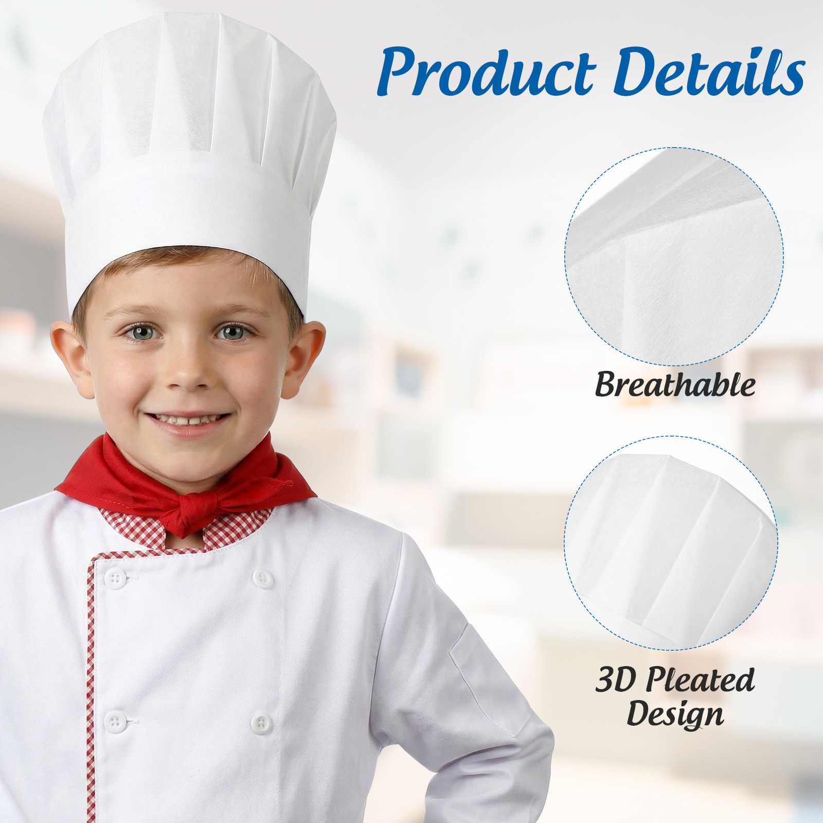 20 個子供使い捨てシェフ紙帽子食品ケータリングツール軽量キ - Kitchen Gadgets You Need のレビューと価格