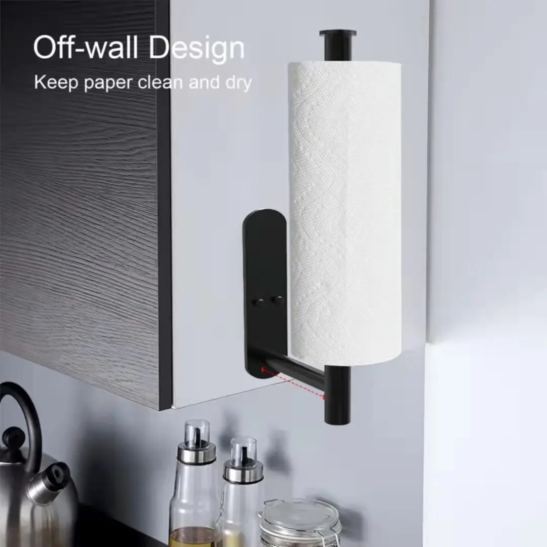 多目的ペーパーロール収納ラック多機能ティッシュホルダーオーガ - Kitchen Gadgets Cabinet のレビューと価格