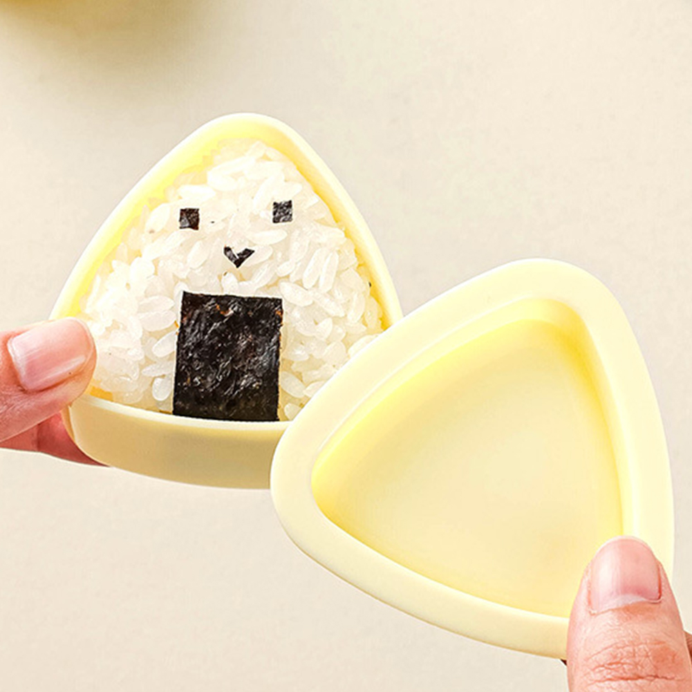 2個入り三角形寿司メーカー 耐摩耗性 DIYおにぎり 再利用 - Kitchen Gadgets In China のレビューと価格