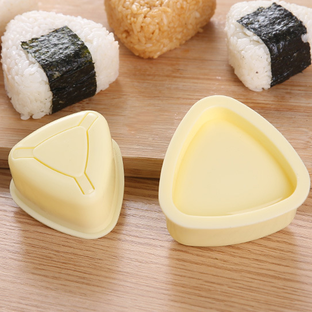 2個入り三角形寿司メーカー 耐摩耗性 DIYおにぎり 再利用 - Kitchen Gadgets In China のレビューと価格