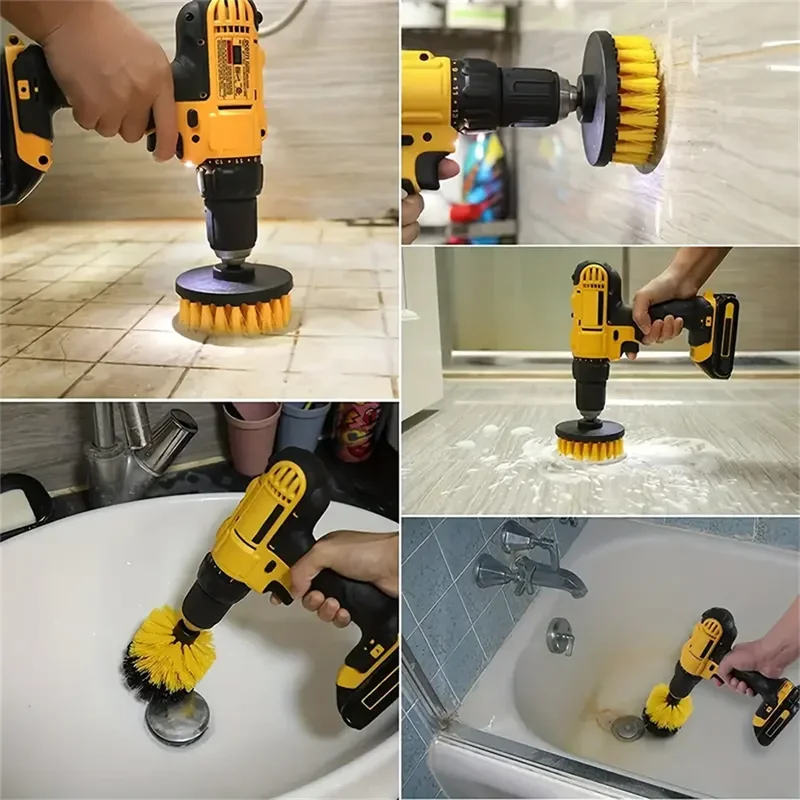 3個/セット ドリルブラシセット パワースクラバー 洗浄ブラ - Kitchen Gadgets Set のレビューと価格