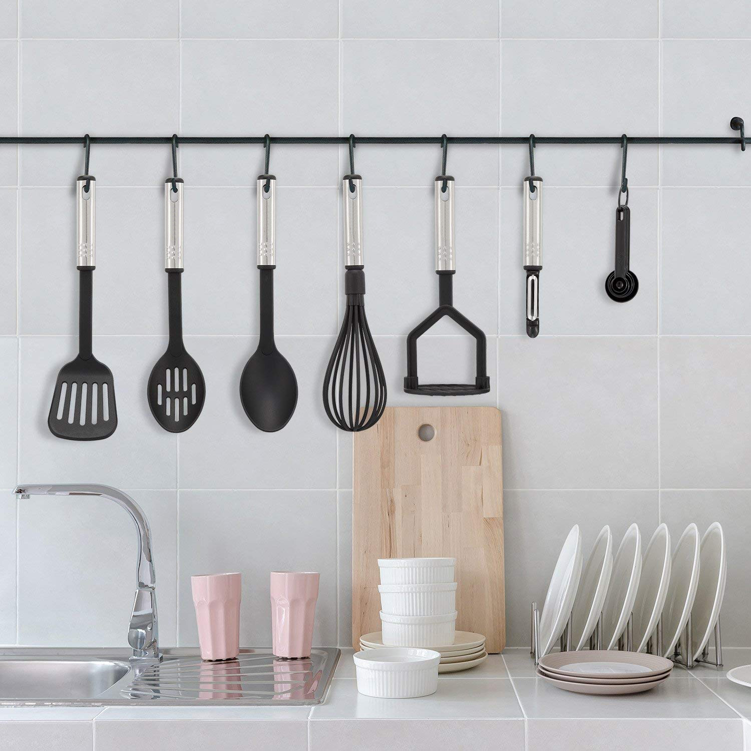 ホットセール42点セット ノンスティック耐熱ナイロンステンレ - Kitchen Gadgets Set のレビューと価格