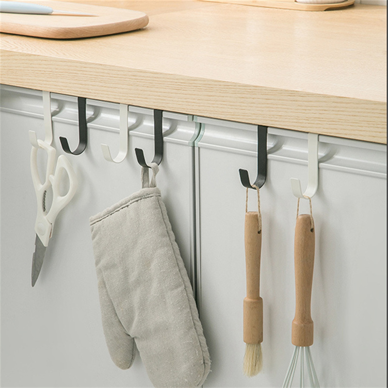 S字型金属製フック キャビネットドア用吊り下げラック キッチ - Kitchen Gadgets Cabinet のレビューと価格