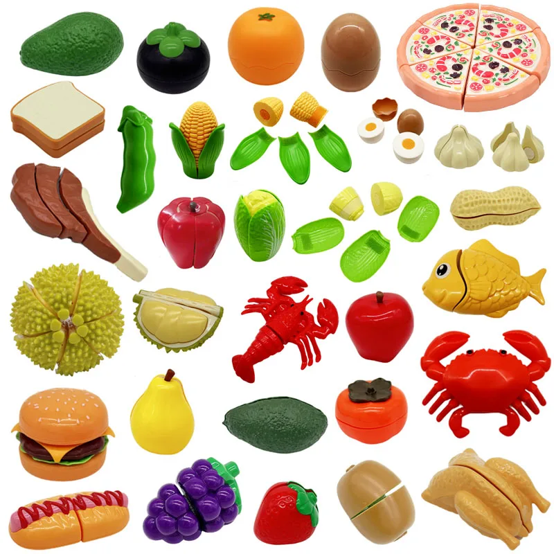 子供のためのモンテッソーリハウスゲーム,果物,ピタヤ,野菜, - Kitchen Gadgets Kids のレビューと価格