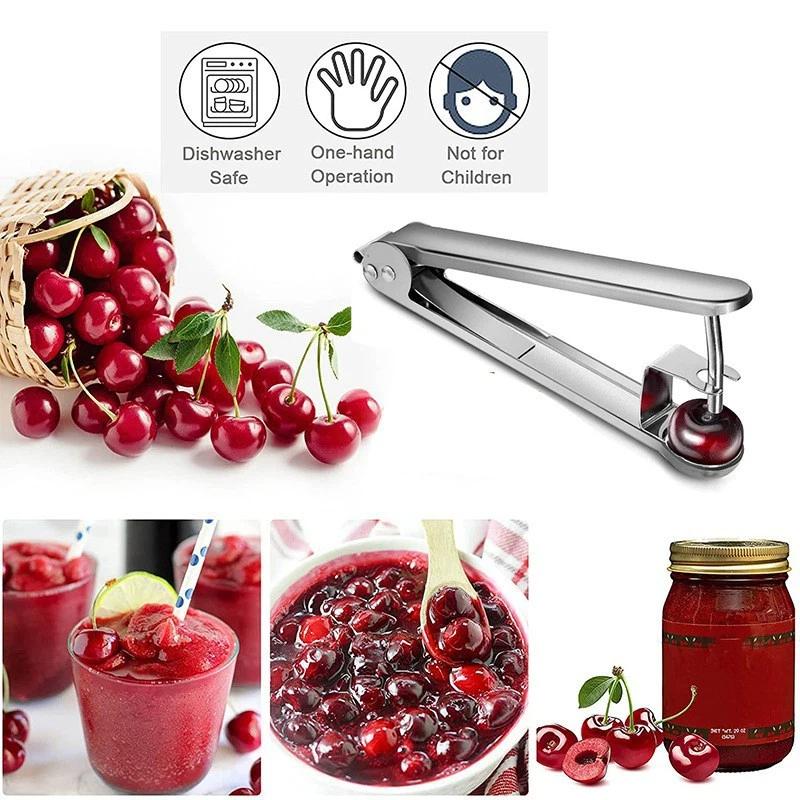 多機能種抜き器：チェリー、サンザシ、ナツメ、オリーブ用。創造 - Kitchen Gadgets For Small Kitchens のレビューと価格