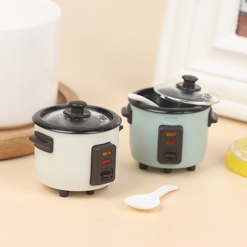 【新製品】1セットドールハウスミニチュア炊飯器スプーン付きモ - Kitchen Gadgets You Need のレビューと価格
