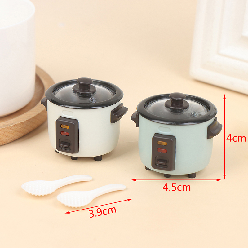 【新製品】1セットドールハウスミニチュア炊飯器スプーン付きモ - Kitchen Gadgets You Need のレビューと価格