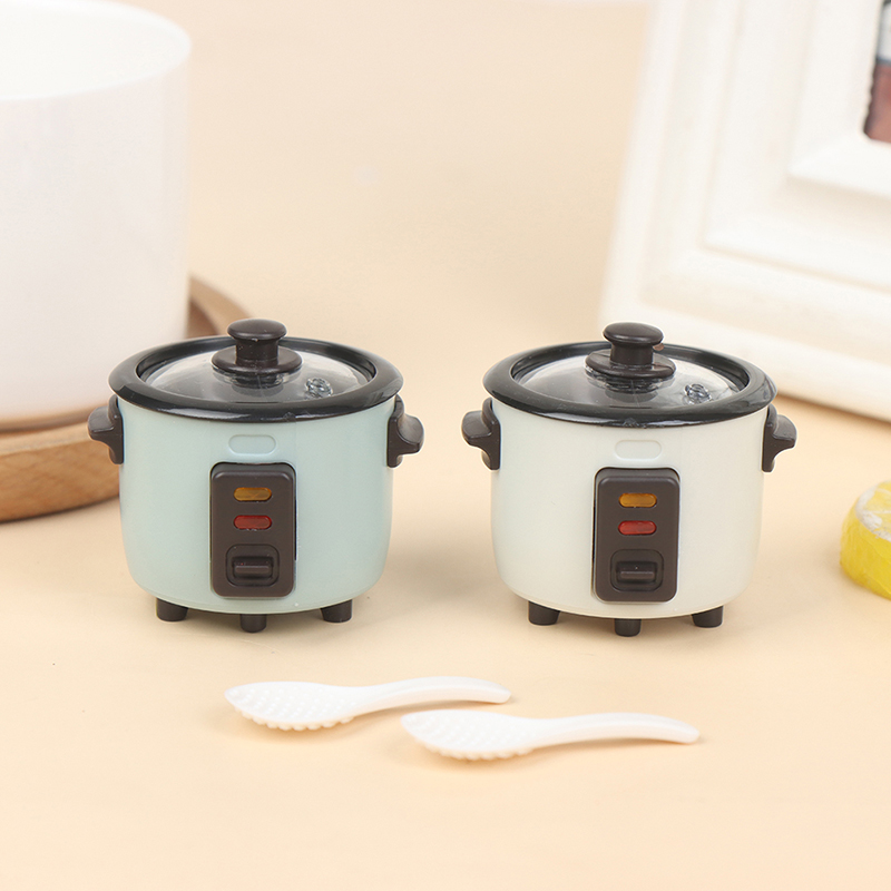 【新製品】1セットドールハウスミニチュア炊飯器スプーン付きモ - Kitchen Gadgets You Need のレビューと価格