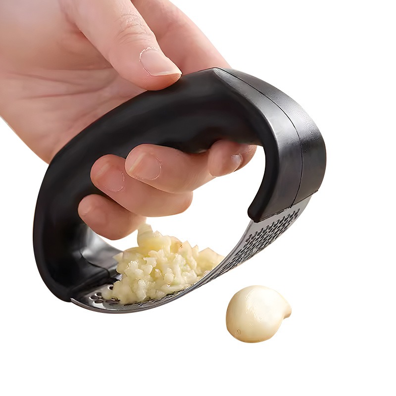 ステンレス製ガーリックプレスクラッシャー手動ガーリックミンサ - Kitchen Gadgets In China のレビューと価格