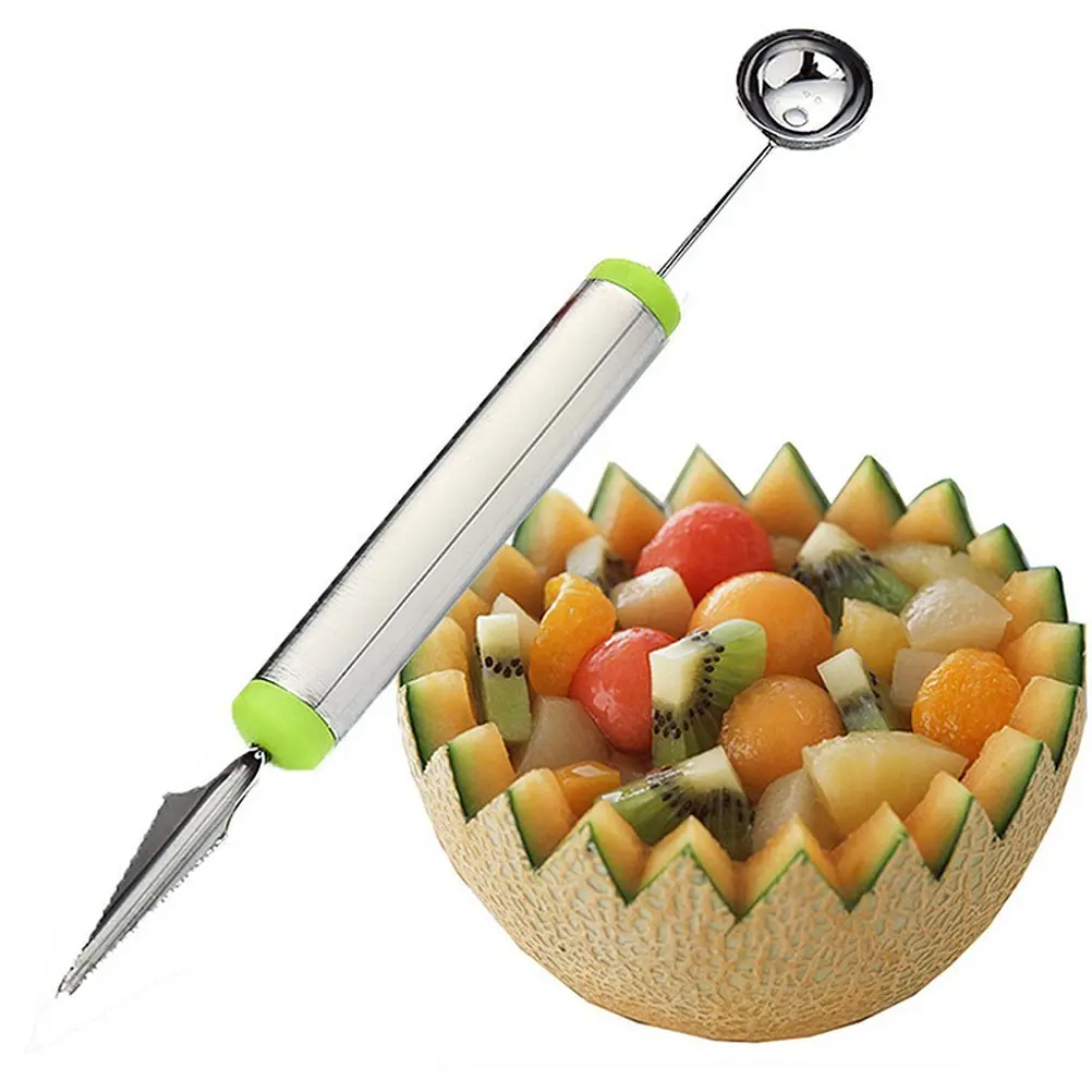 フルーツ盛り合わせ彫刻ナイフメロンボーラースプーンアイスクリ - Kitchen Gadgets In China のレビューと価格