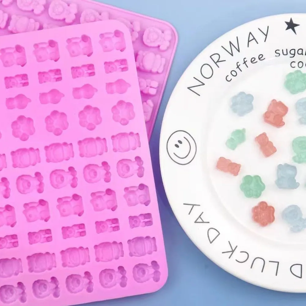 5 個のキャンディシリコンモールド 2 ドロッパーセット付き - Kitchen Gadgets Set のレビューと価格